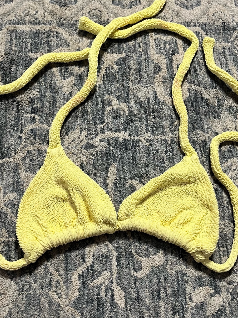 Hunza G Tammy Bikini Top FLAWED One Size